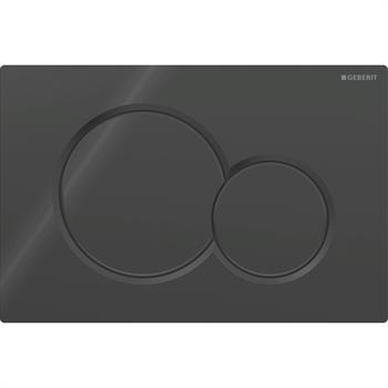 Geberit Sigma 01 Çift Basmalı Kumanda Paneli Siyah, 241.770.DW.5