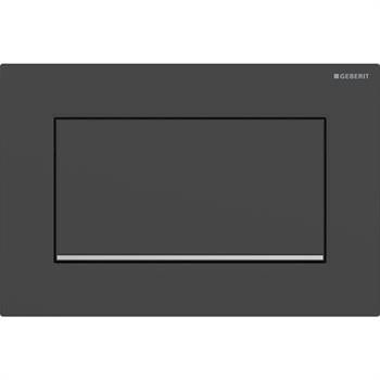 Geberit Sigma 10 Kumanda Paneli Tek Basmalı Mat Siyah, 980.013.14.1