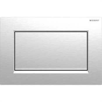 Geberit Sigma 10 Kumanda Paneli Tek Basmalı Fırçalı Krom, 980.013.KX.1