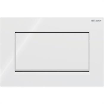 Geberit Sigma 10 Kumanda Paneli Tek Basmalı Beyaz, 980.013.KJ.1