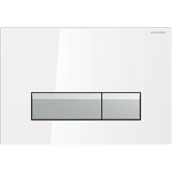 Geberit Sigma 40 Çift Basmalı Kumanda Paneli Beyaz, 242.601.SI.1