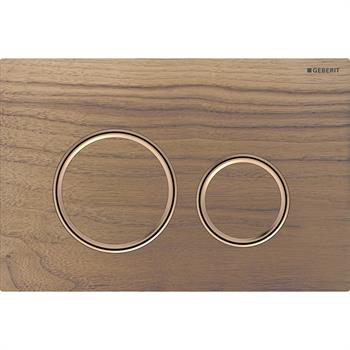 Geberit Sigma 50 Kumanda Paneli Çift Basmalı Ceviz, 980.068.JX.1