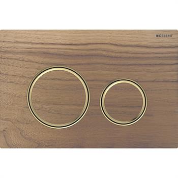 Geberit Sigma 50 Kumanda Paneli Çift Basmalı Ceviz, 980.070.JX.1