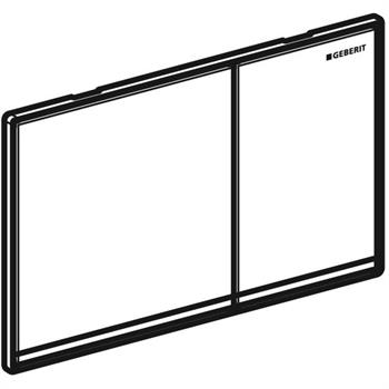 Geberit Sigma 60 Kumanda Paneli Çift Basmalı Fırçalı Krom, 980.016.GH.1