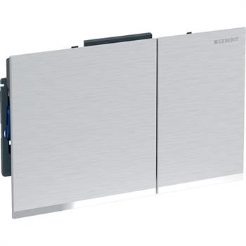 Geberit Sigma 60 Kumanda Paneli Çift Basmalı Fırçalı Krom, 243.415.GH.1