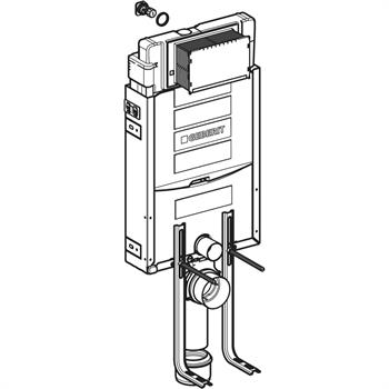 Geberit Sigma Gömme Rezervuar, Kalın, Kombifix,110.340.00.5
