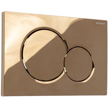 Geberit Sigma01 Kumanda Kapağı, Çift Basmalı, Pirinç, 115.770.DT.5