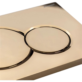 Geberit Sigma01 Kumanda Kapağı, Çift Basmalı, Pirinç, 115.770.DT.5