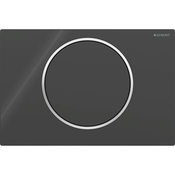 Geberit Sigma10 Deşarj Durdurmalı Kumanda Paneli Siyah, 241.758.KM.5