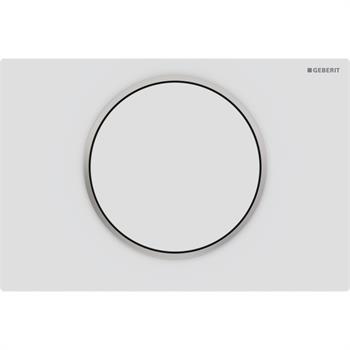 Geberit Sigma10 Kumanda Paneli Deşarj Durdurmalı, Mat Beyaz, 115.758.JT.5