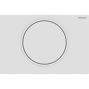 Geberit Sigma10 Kumanda Paneli Deşarj Durdurmalı, Mat Beyaz, 115.758.01.5