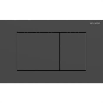 Geberit Sigma40 Kumanda Paneli Çift Basmalı Mat Siyah, 980.165.14.1