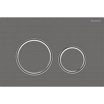 Geberit Sigma50 (eski Sigma21) Kumanda Paneli Çift Basmalı, Metal Krom, 115.761.00.6