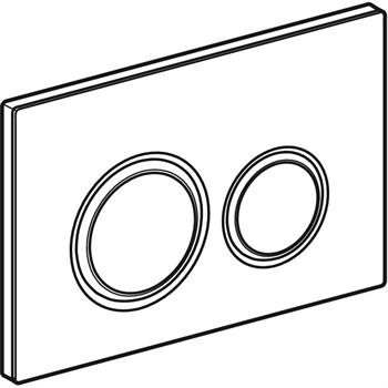 Geberit Sigma50 (eski Sigma21) Kumanda Paneli Ceviz, 115.650.JX.1