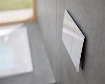 Geberit Sigma70 Çift Basmalı Kumanda Kapağı, Mat Beyaz, 115.622.JT.1