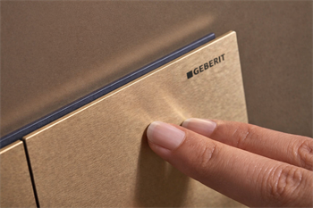 Geberit Sigma70 Çift Basmalı Kumanda Kapağı, Bronz, 115.622.QB.1