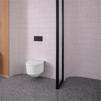 Geberit Sigma70 Çift Basmalı Kumanda Kapağı, Siyah Cam, 115.622.SJ.1