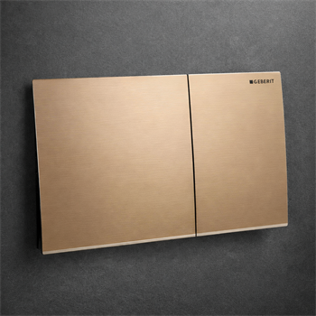 Geberit Sigma70 Çift Basmalı Kumanda Kapağı, Bronz, 115.622.QB.1