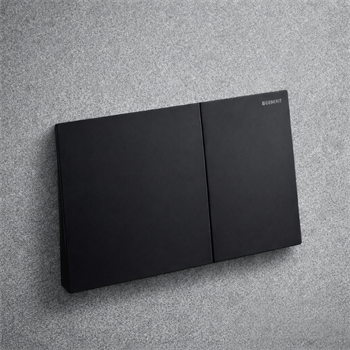 Geberit Sigma70 Çift Basmalı Kumanda Kapağı, Mat Siyah, 115.622.14.1