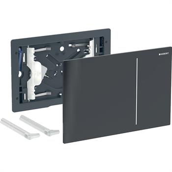 Geberit Sigma70 Çift Basmalı Kumanda Paneli Siyah, 242.813.SJ.1