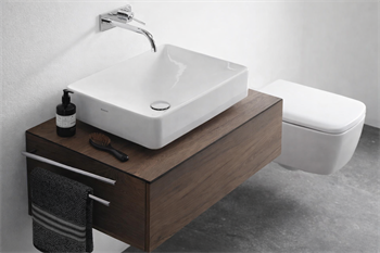 Geberit VariForm Dikdörtgen Çanak Lavabo, 55 cm, 500.779.01.2