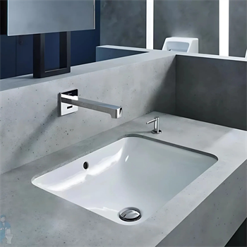 Geberit VariForm Dikdörtgen Tezgah Altı Lavabo, 58 cm 500.764.01.2