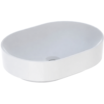 Geberit VariForm Oval Çanak Lavabo, 55 cm, Beyaz, 500.774.01.2