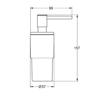 Grohe Atrio Sıvı Sabunluk Krom, 40886000