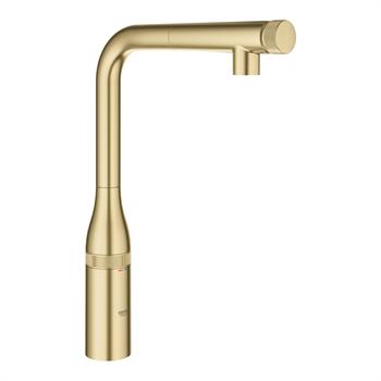 Grohe Essence SmartControl Spiralli Eviye Bataryası, Fırçalı Altın, 31615GN0