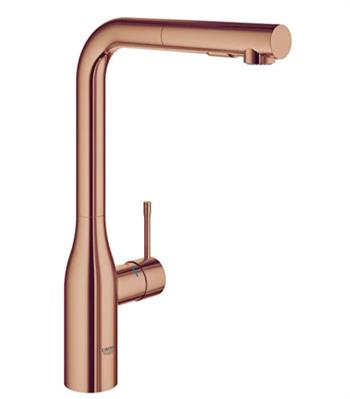 Grohe Essence Spiralli Eviye Bataryası, 2 Akışlı, Bakır, 30504DA0