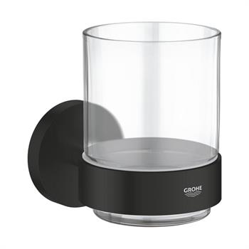 Grohe Essentials Cam Diş Fırçalığı, Mat Siyah, 1022562430