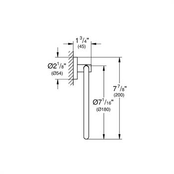 Grohe Essentials Halka Havluluk Altın, 40365GL1