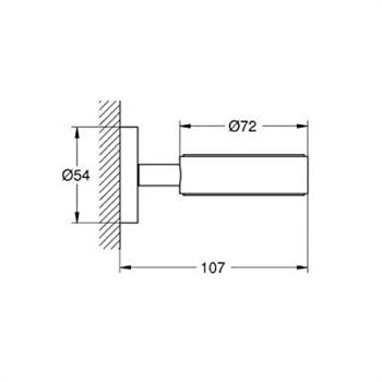 Grohe Essentials Sabunluk Tutacağı, Mat Siyah, 1024662430