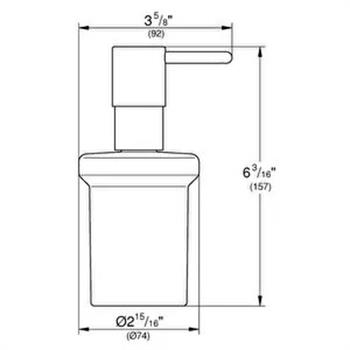 Grohe Essentials Sıvı sabunluk, Fırçalı Sert Grafit, 40394AL1