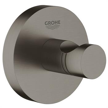 Grohe Essentials Tekli Havlu/Bornoz Askısı, Fırçalı Sert Grafit, 40364AL1