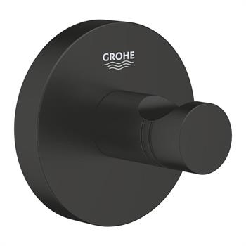 Grohe Essentials Tekli Havlu/Bornoz Askısı, Mat Siyah, 1024602430