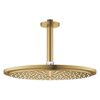 Grohe Rainshower Cosmopolitan 310 Tepe Duşu Seti 31 cm, Fırçalı Altın, 26067GN0