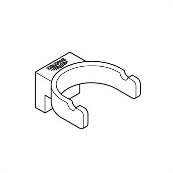 Grohe Selection İkili Havlu/Bornoz Askısı, Krom, 41049000