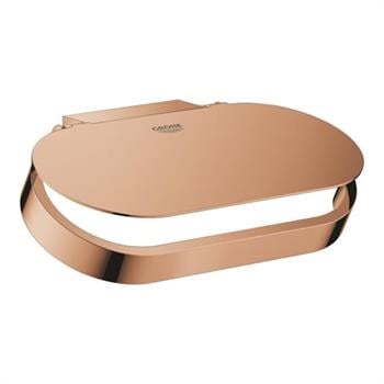 Grohe Selection Kapaklı Tuvalet Kağıtlığı, Bakır, 41069DA0