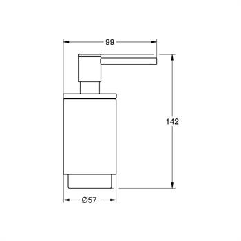 Grohe Selection Sıvı sabunluk, Krom, 41028000