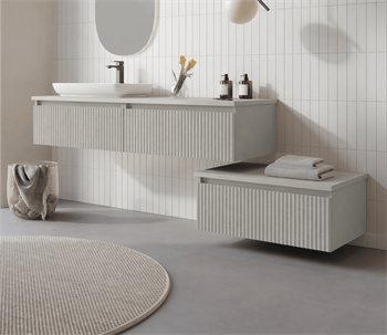 Orka Lentia 160 cm Mat Kaşmir Banyo Dolabı Alt Modül Ve Lavabo, 5008214