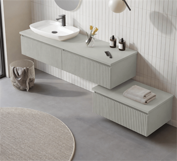 Orka Lentia 160 cm Mat Kaşmir Banyo Dolabı Alt Modül Ve Lavabo, 5008214