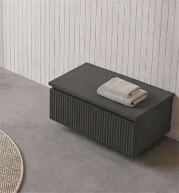 Orka Lentia Alt Yan Modül, 80 cm, Mat Antrasit, 3009218