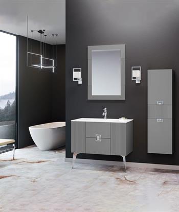 Orka Adria 100 cm Dublin Banyo Dolabı Takımı