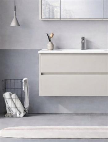 Orka Arno 100 cm Parlak Kaşmir Banyo Dolabı Alt Modül ve Lavabo (Çekmeceli) , 5008755