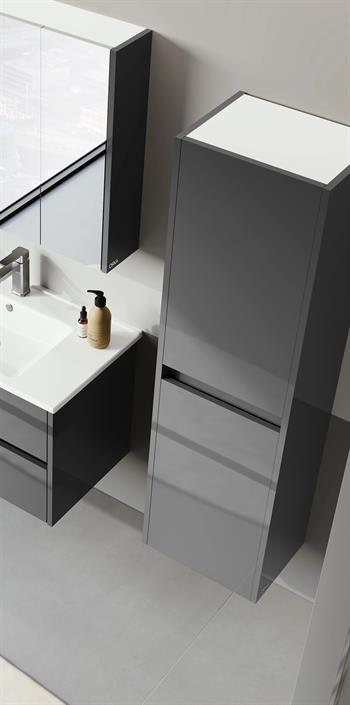 Orka Arno 40 cm Boy Dolabı Bazalt Gri (Sağ/Sol) , 3010323