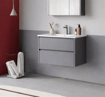 Orka Arno 65 cm Bazalt Gri Banyo Dolabı Alt Modül ve Lavabo (Çekmeceli) , 5008766