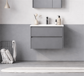 Orka Arno 65 cm Bazalt Gri Banyo Dolabı Alt Modül ve Lavabo (Çekmeceli) , 5008766