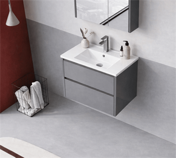 Orka Arno 65 cm Bazalt Gri Banyo Dolabı Alt Modül ve Lavabo (Çekmeceli) , 5008766