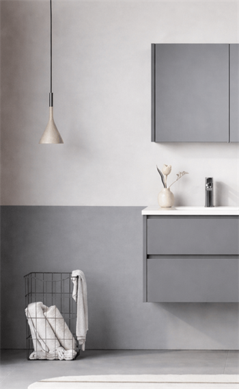 Orka Arno 65 cm Bazalt Gri Banyo Dolabı Takımı (Çekmeceli) , 5008772